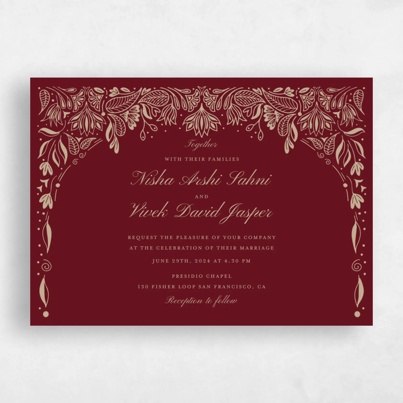 Invitation - Taneja Landscape preview