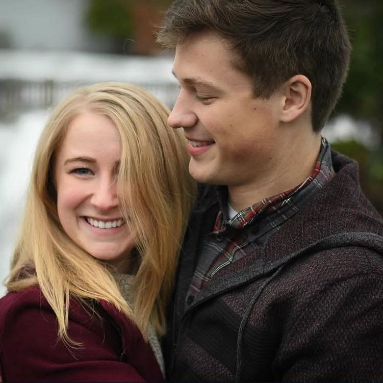 December, 2017. Scott took this photo of us right before our first vacation to Orcas Island.