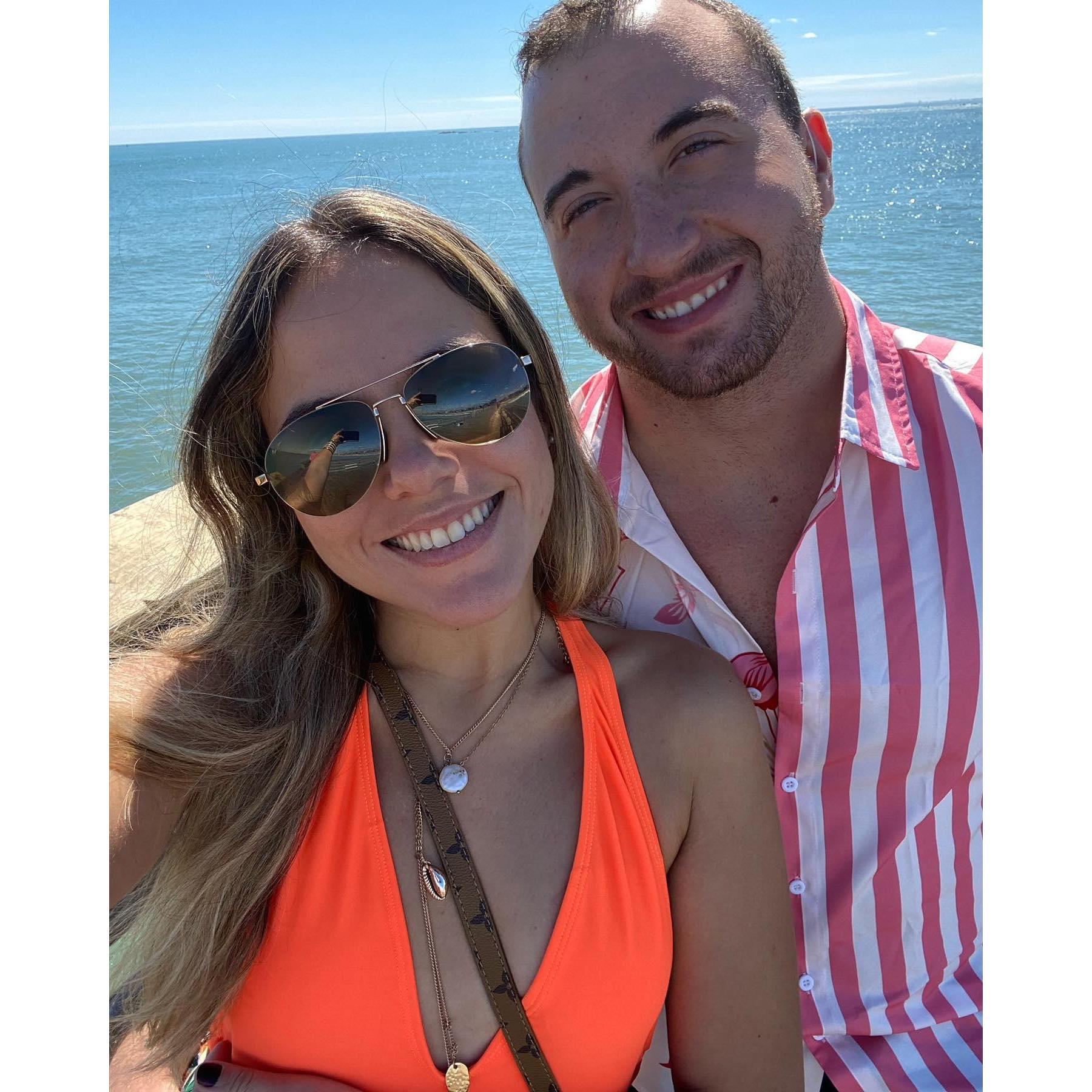 We wanted to have brunch by the sea, so we did a last minute beach trip