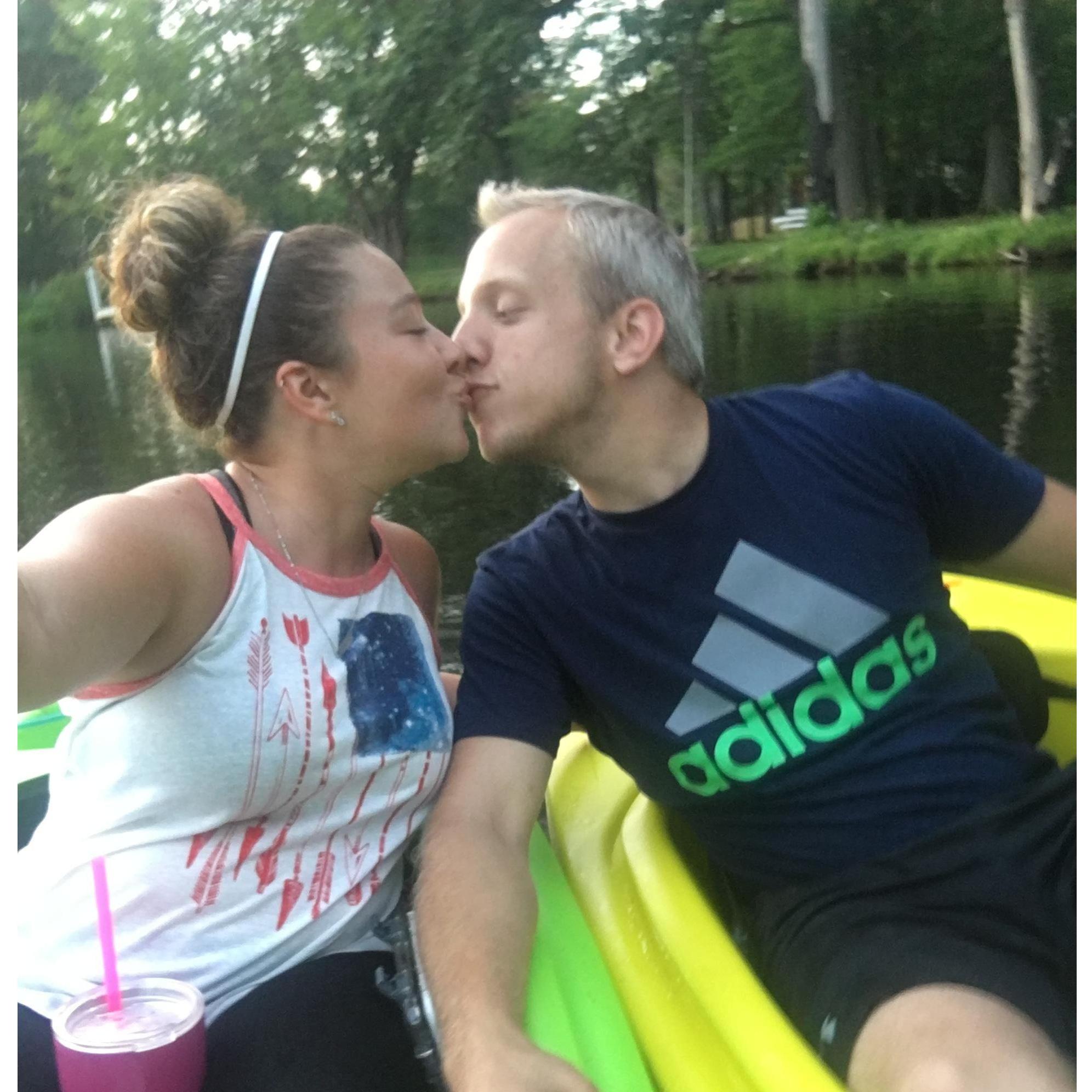 Couples that kayak together stay together!