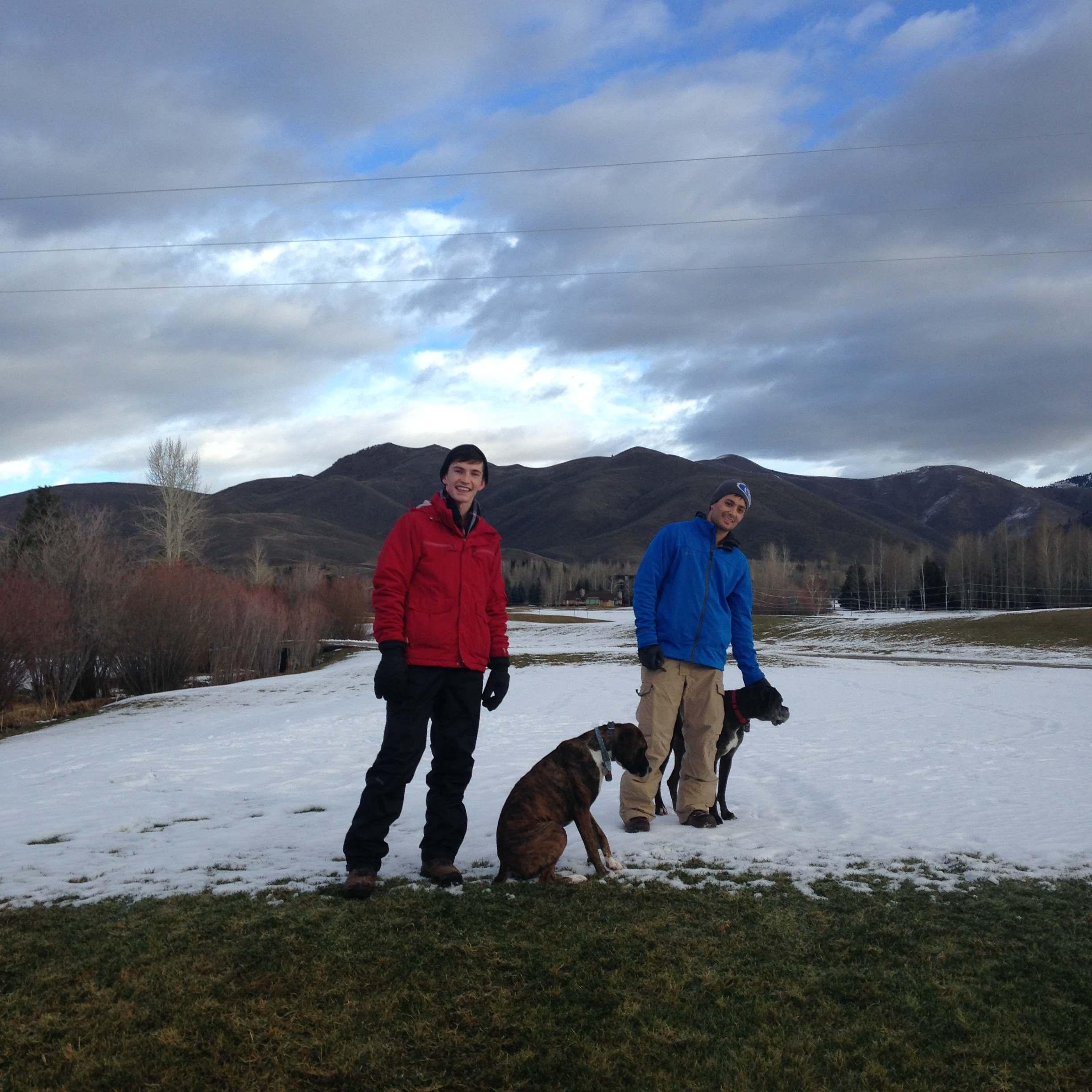First Thanksgiving together, 2014. Sun Valley, ID