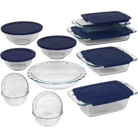 Pyrex 19-Piece Easy Grab Bakeware Set