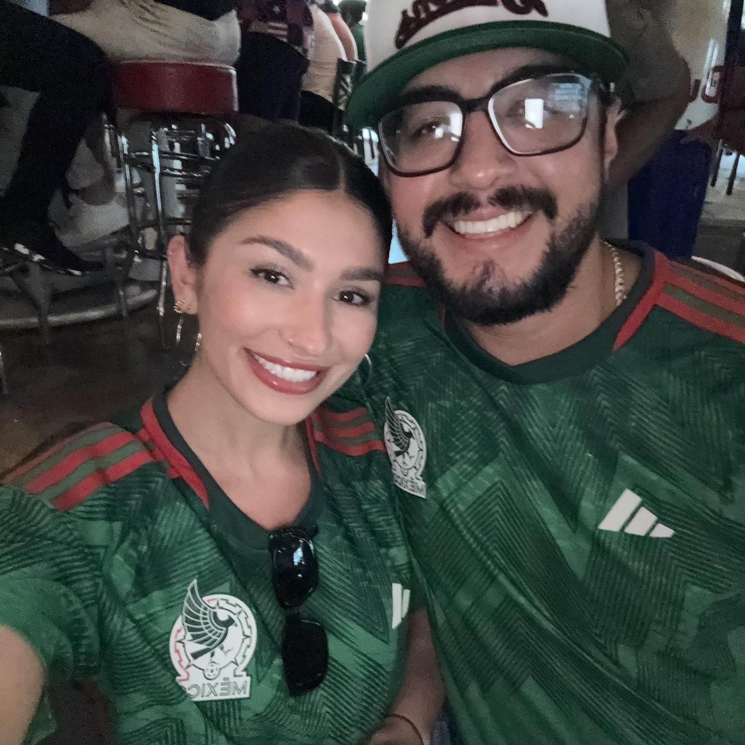 Watching Mexico win the Gold cup at a cool soccer bar in Houston 🇲🇽