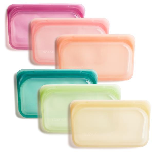 reusable silicone tropical snack mix