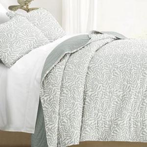 California King Quilt Set, Ferns Eucalyptus