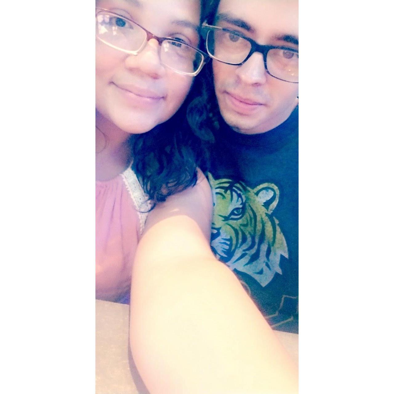 One of our first photos after being together