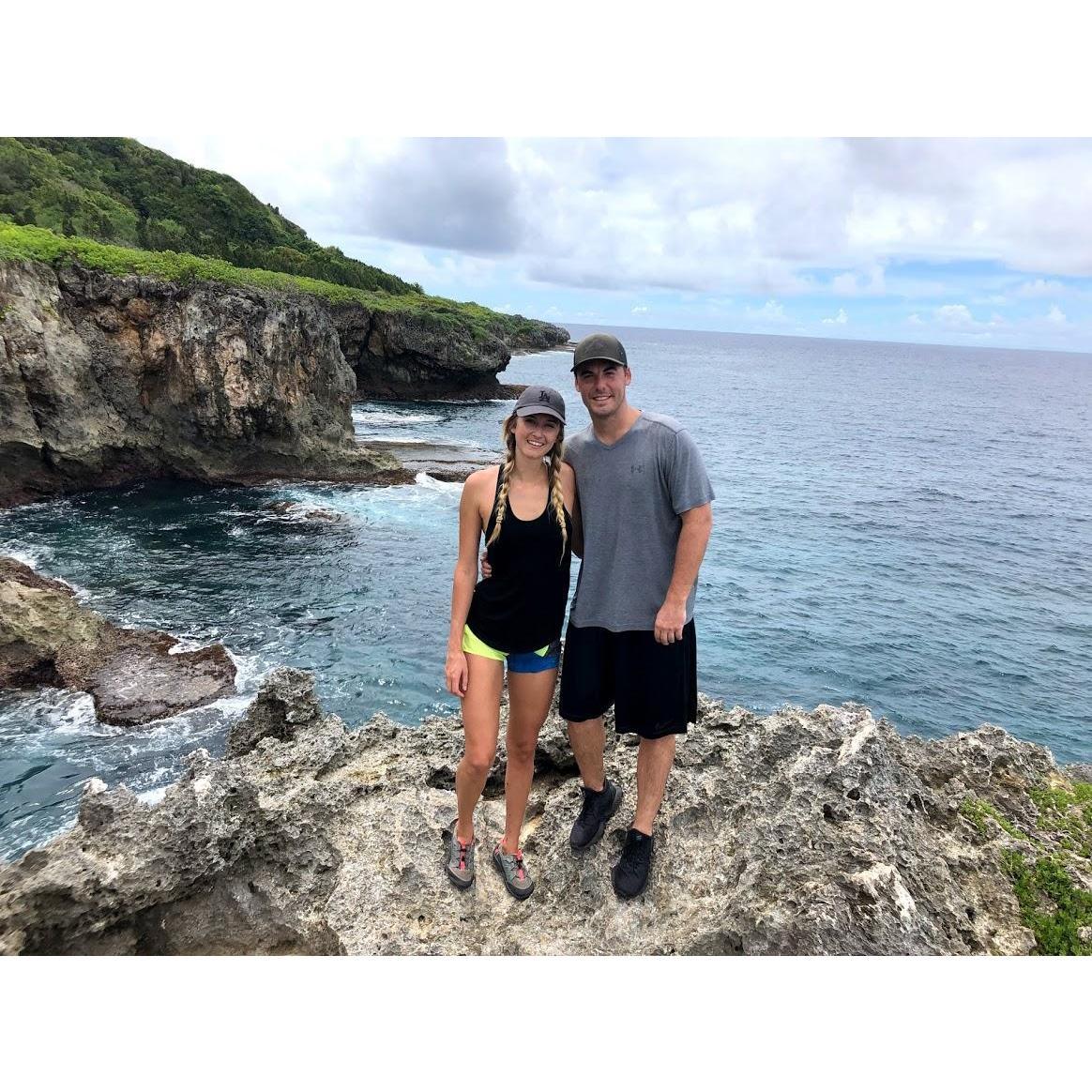 Hiking in Guam was one of our favorite pastimes.