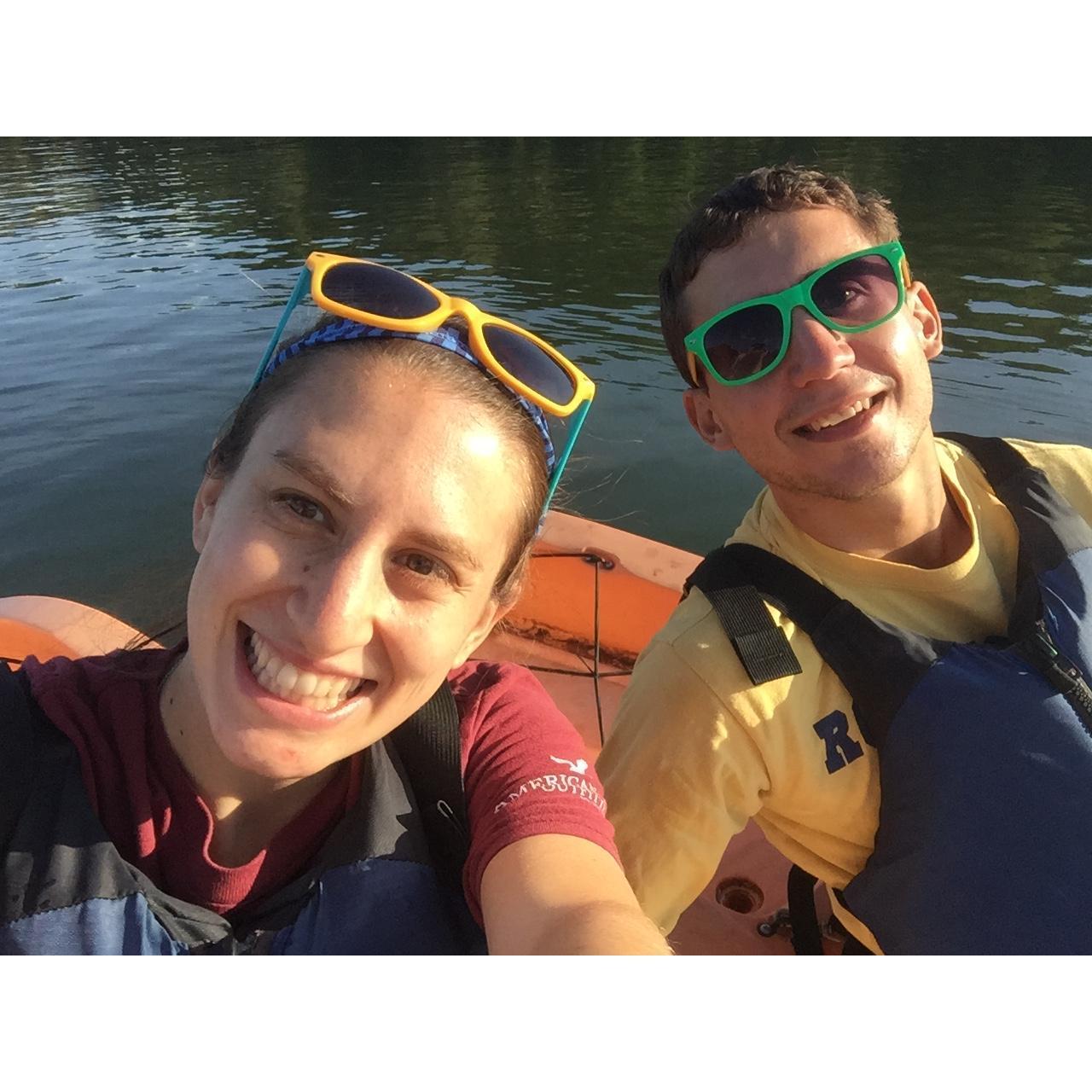 Kayaking on the Potomac!
