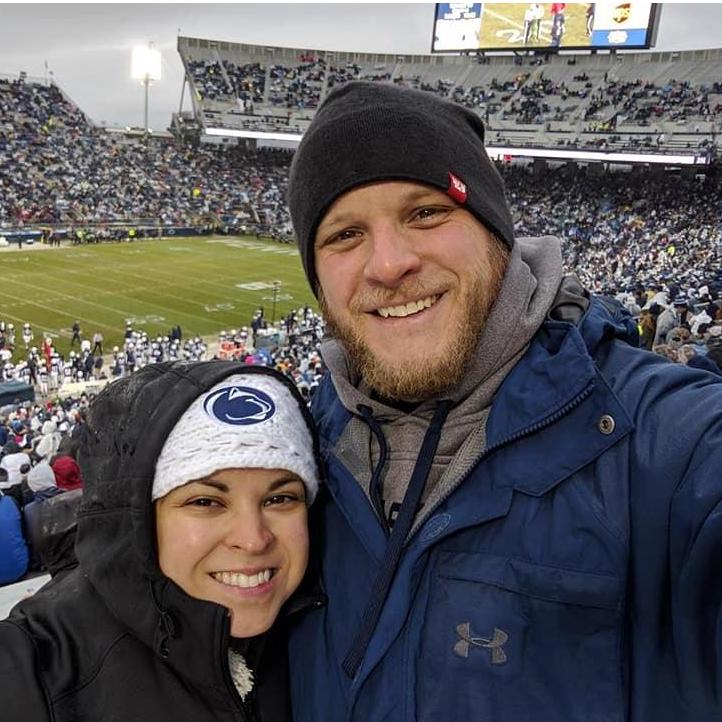 Our love for Penn State football brought us together!
