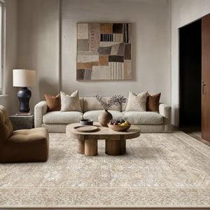 8x10 Vintage Area Rug - Beige