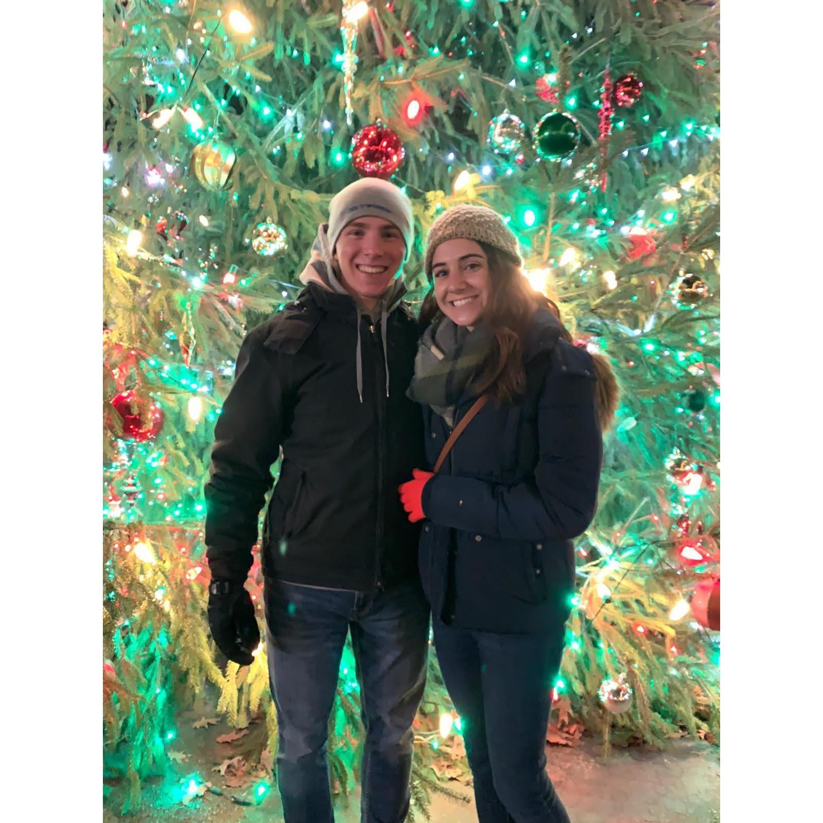 December 2020: Stan Hywet Christmas lights