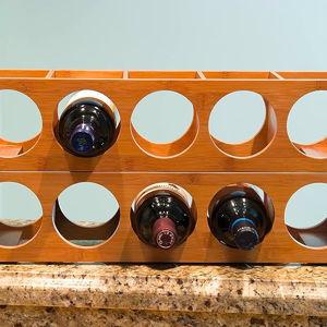 Lipper Bamboo Stackable Wine Rack