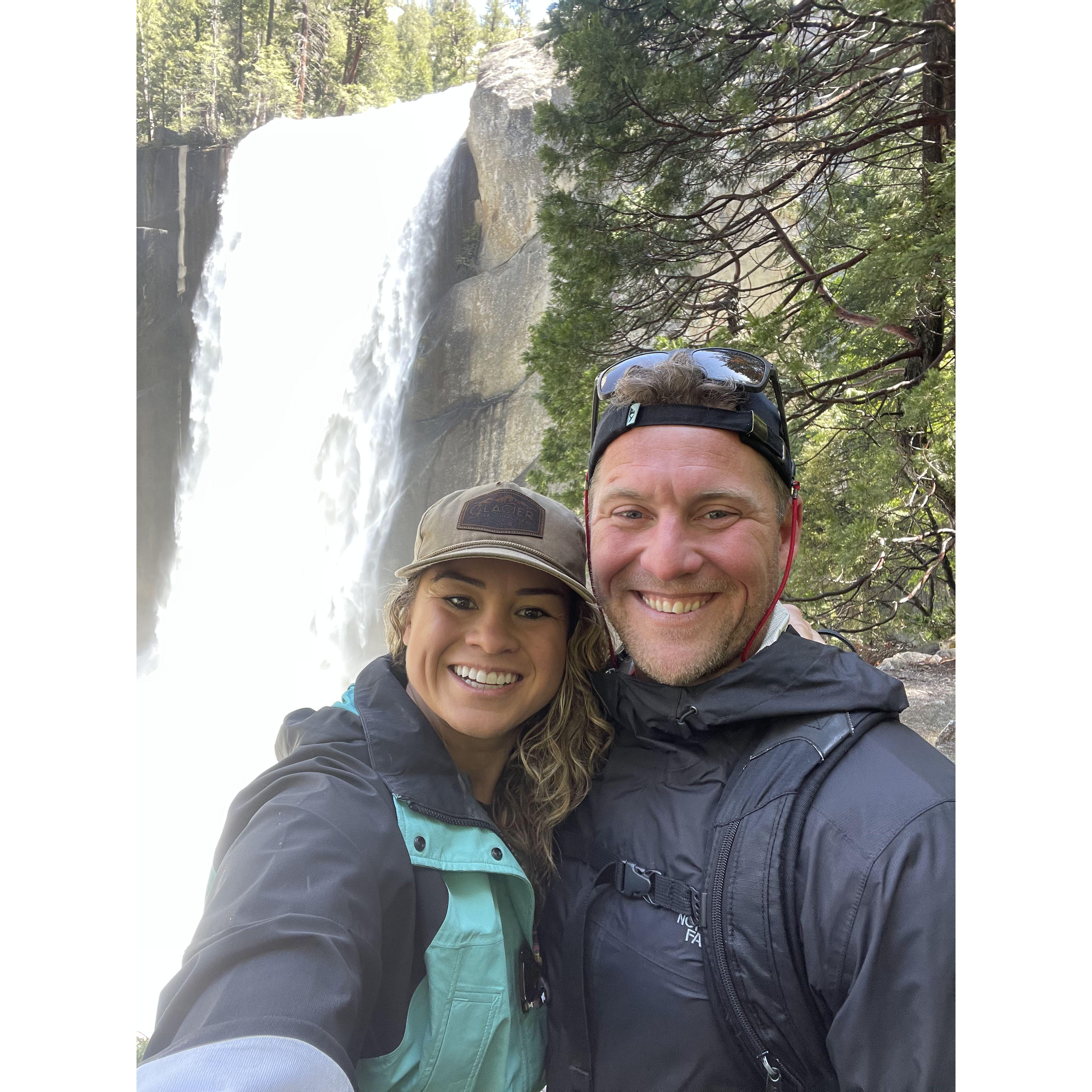 Vernal falls after the proposal!