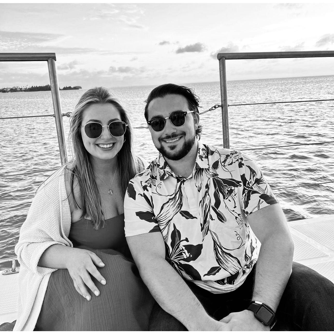 In Bermuda on a cruise with the Tondo family.