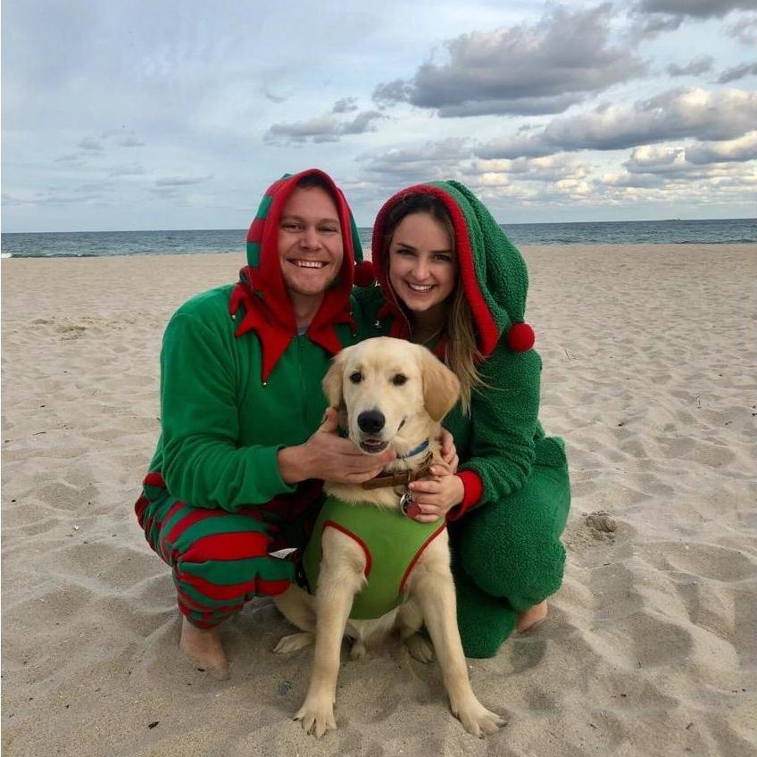 Jax's first Christmas - and our first Christmas as a couple!