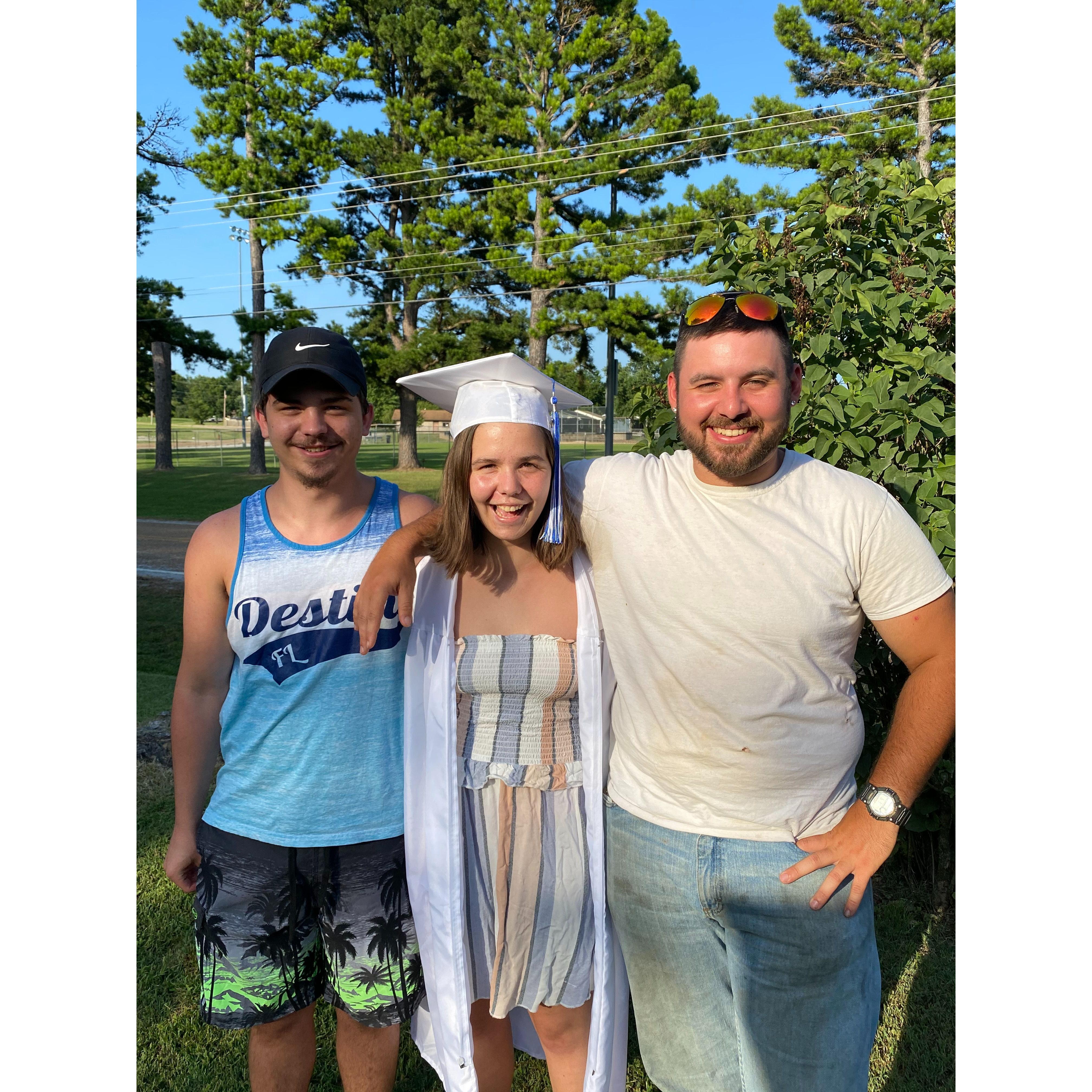July 18th, 2020 he surprised me by showing up for my graduation
