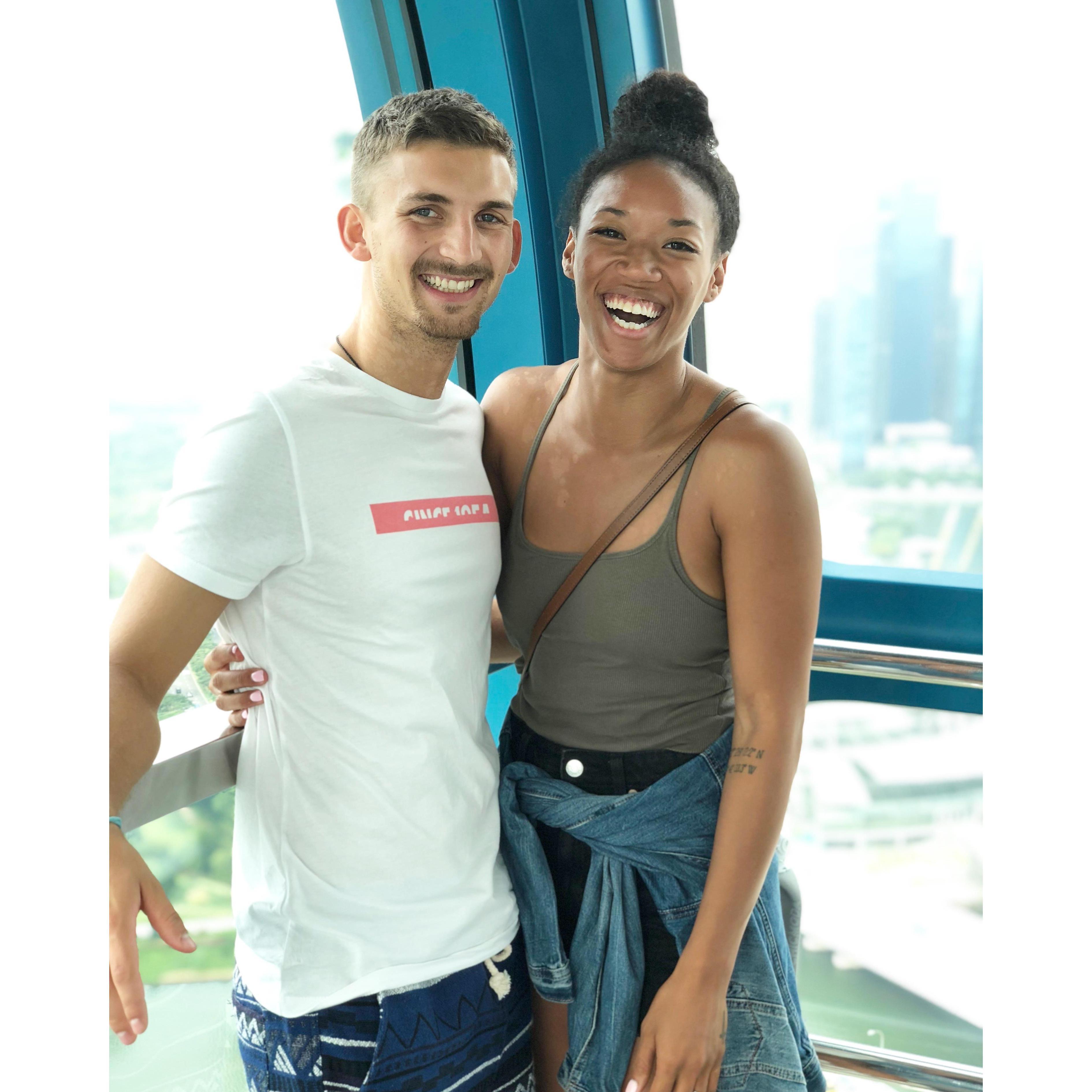 In the Singapore flyer the summer of 2019