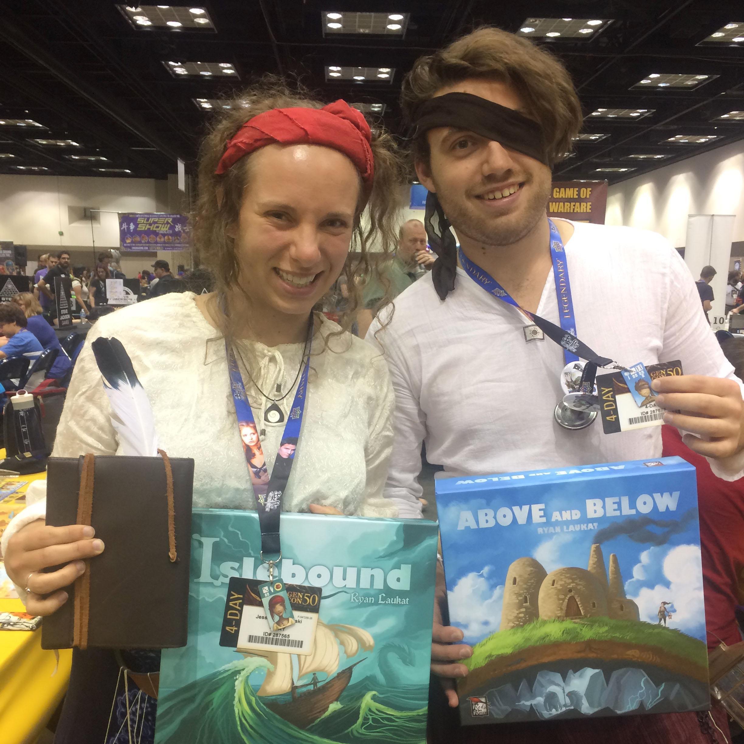 Volunteering with #RedRavenGames at #GenCon50