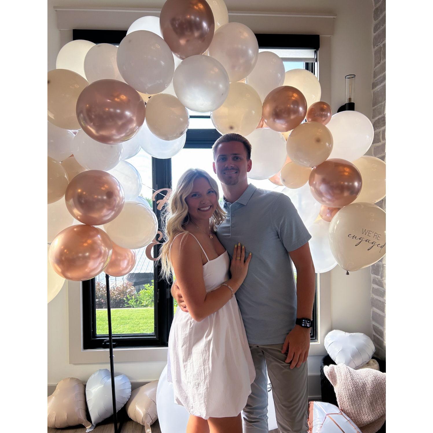 Our Engagement party!