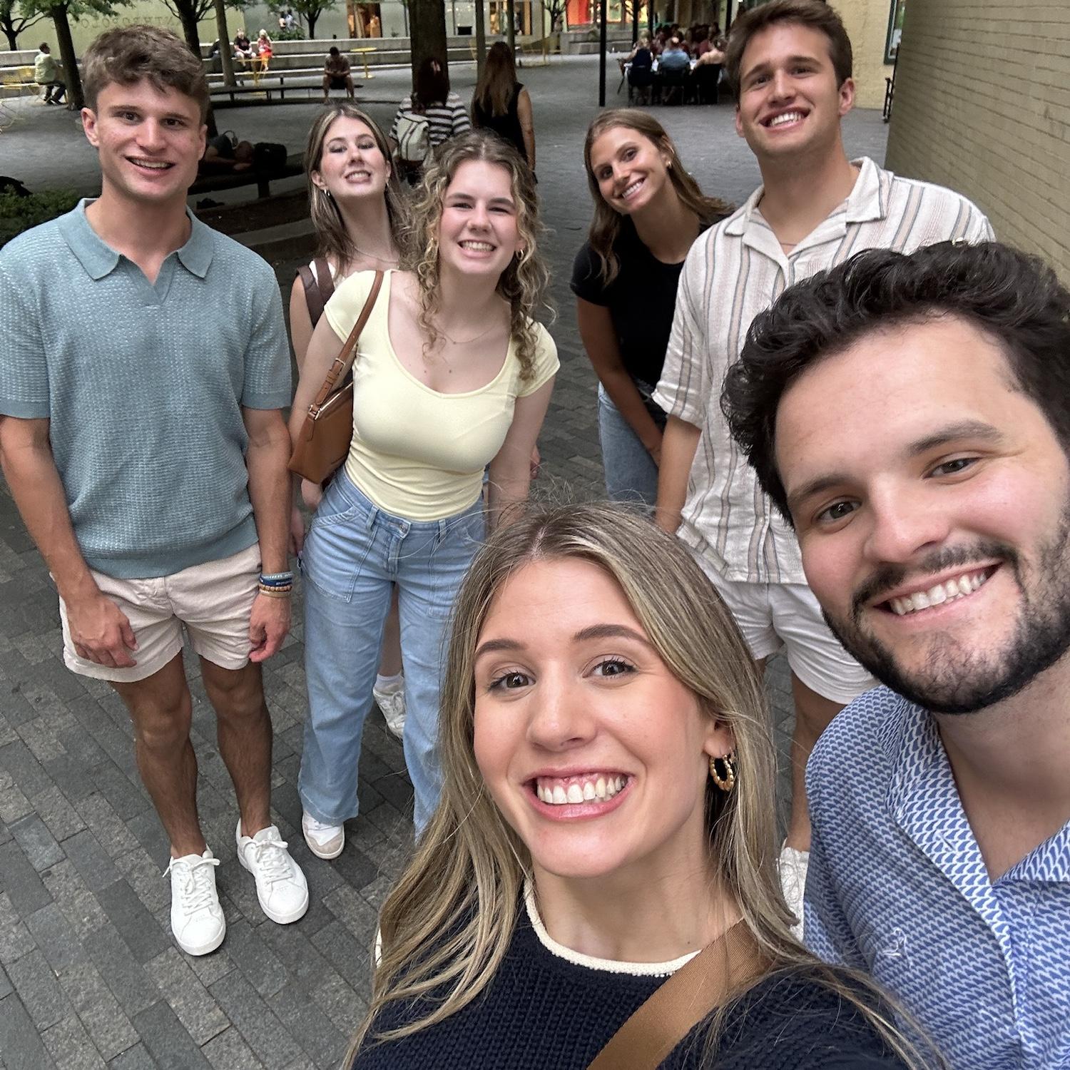 With Alyssa’s brothers and cousins in Greenville