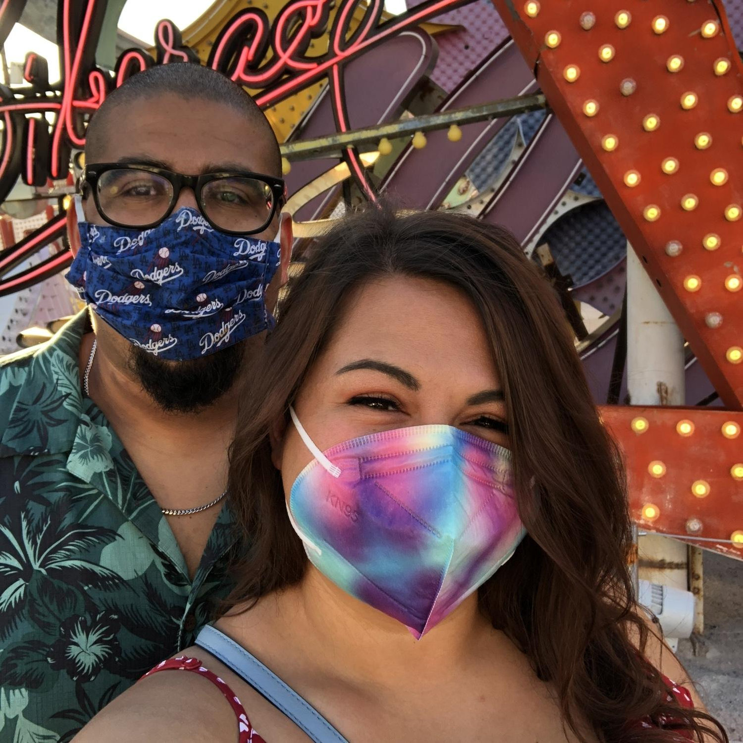 First anniversary 9/11 at the Neon Museum.
