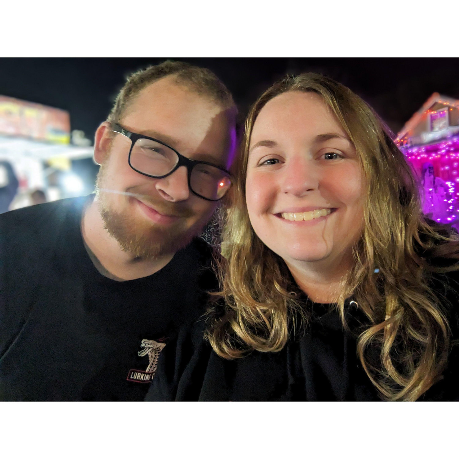 Exactly one year before the wedding!