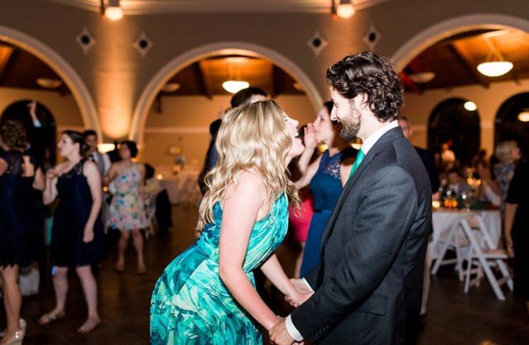 Swing dancing at Lauren's cousin's wedding.