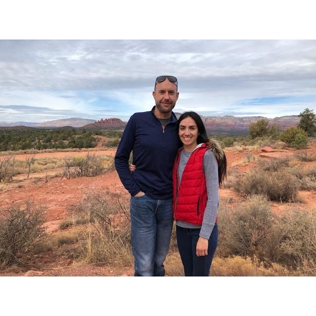 In Sedona for Andrew's birthday!