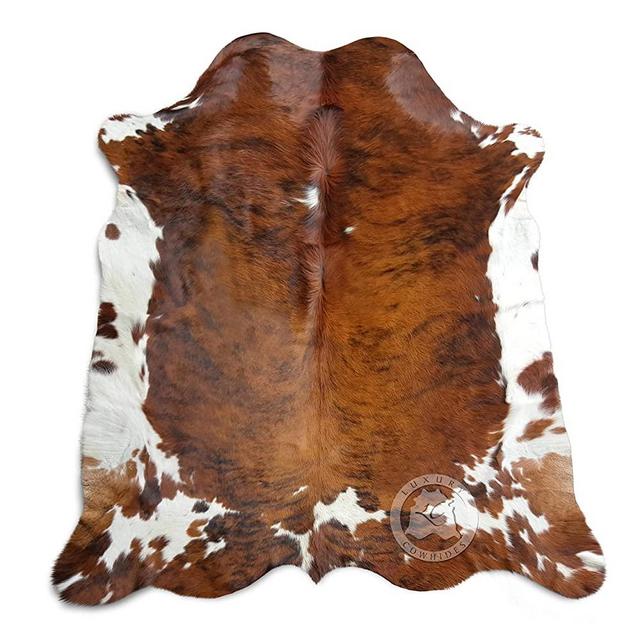 Brindle White Belly Cowhide Rug 5ft x 7ft 150 cm x 210cm
