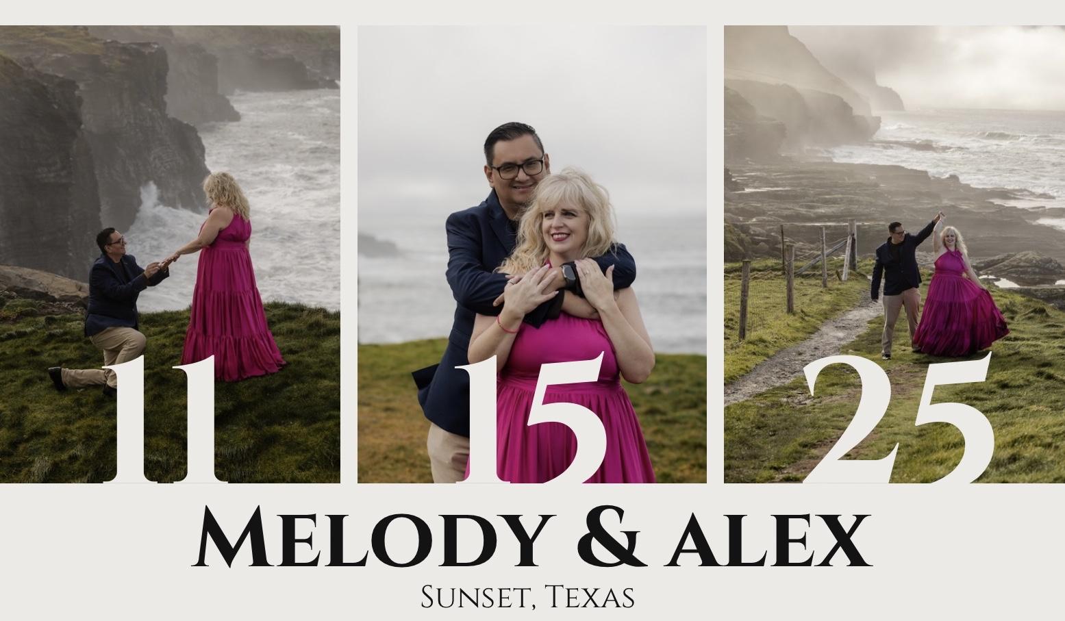 The Wedding Website of Alejandro Deanda and Melody Shaw