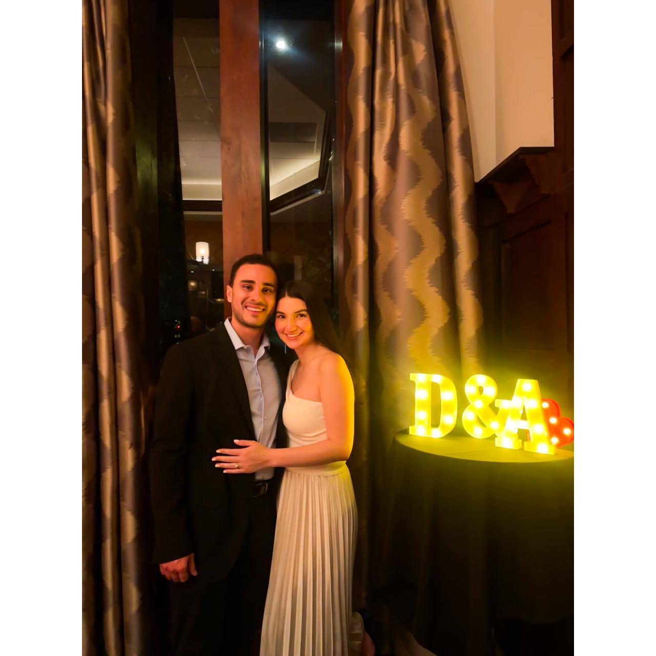 Nuestro engagement dinner