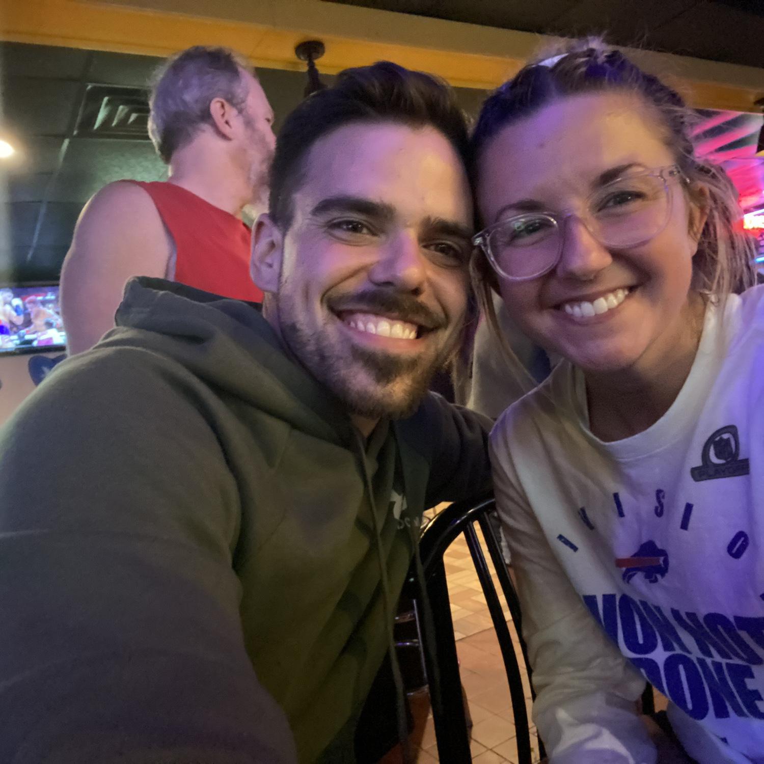 Our first picture together