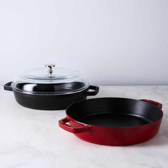 BLACK -  Staub All-in-One Pan with Lid