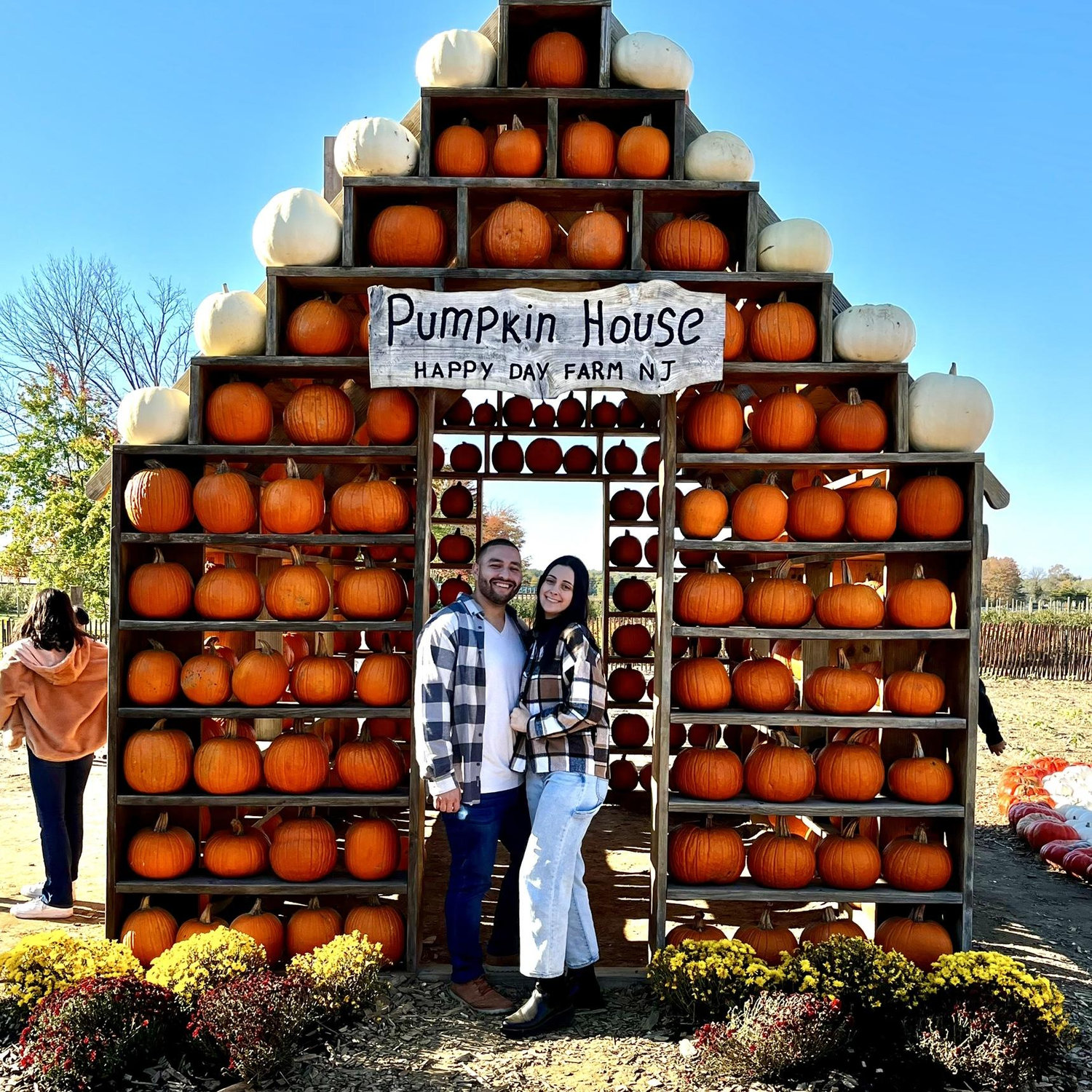 Going pumpkin picking a few days before we made our relationship official