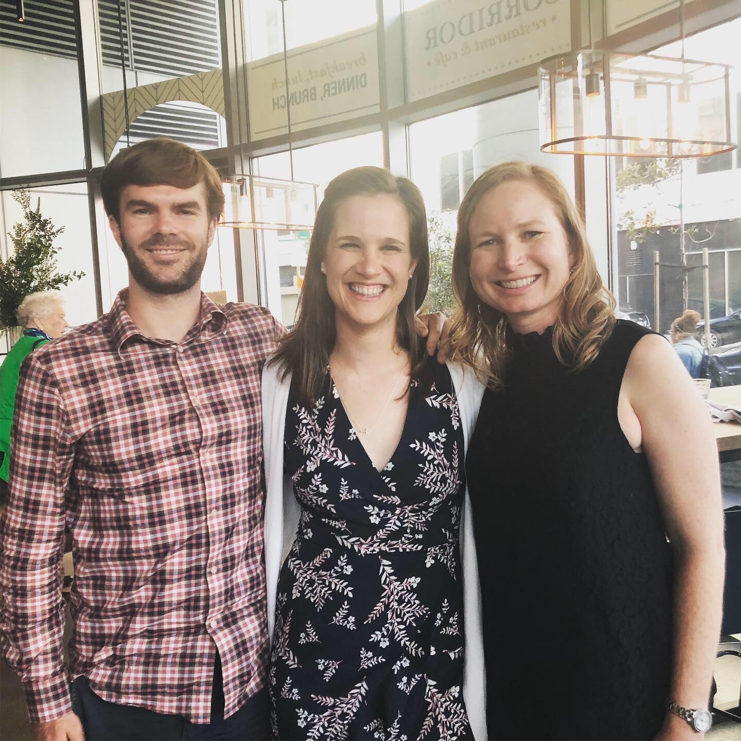 Celebrating in the city for Katie's graduation as a master of graphic design. Good friends and good times.