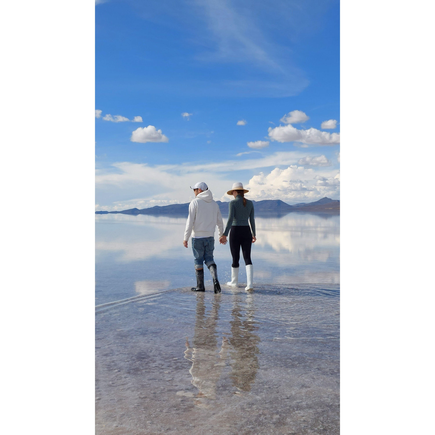 The Salt Flats of Bolivia: we traveled to 16,000ft and got elevation sickness just to see the flamings, 2024