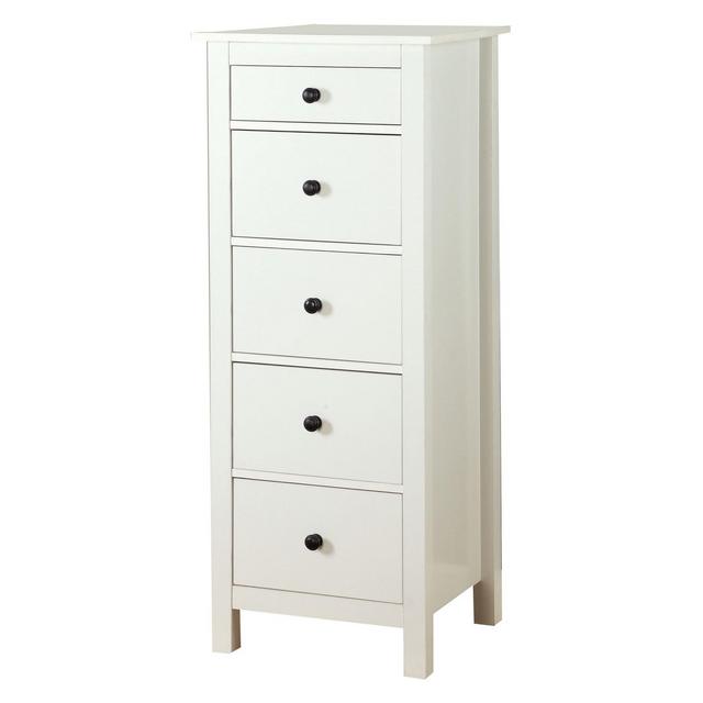 Randal 5 Drawer Chest White - HOMES: Inside + Out