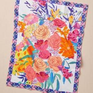 Paint + Petals Dish Towel