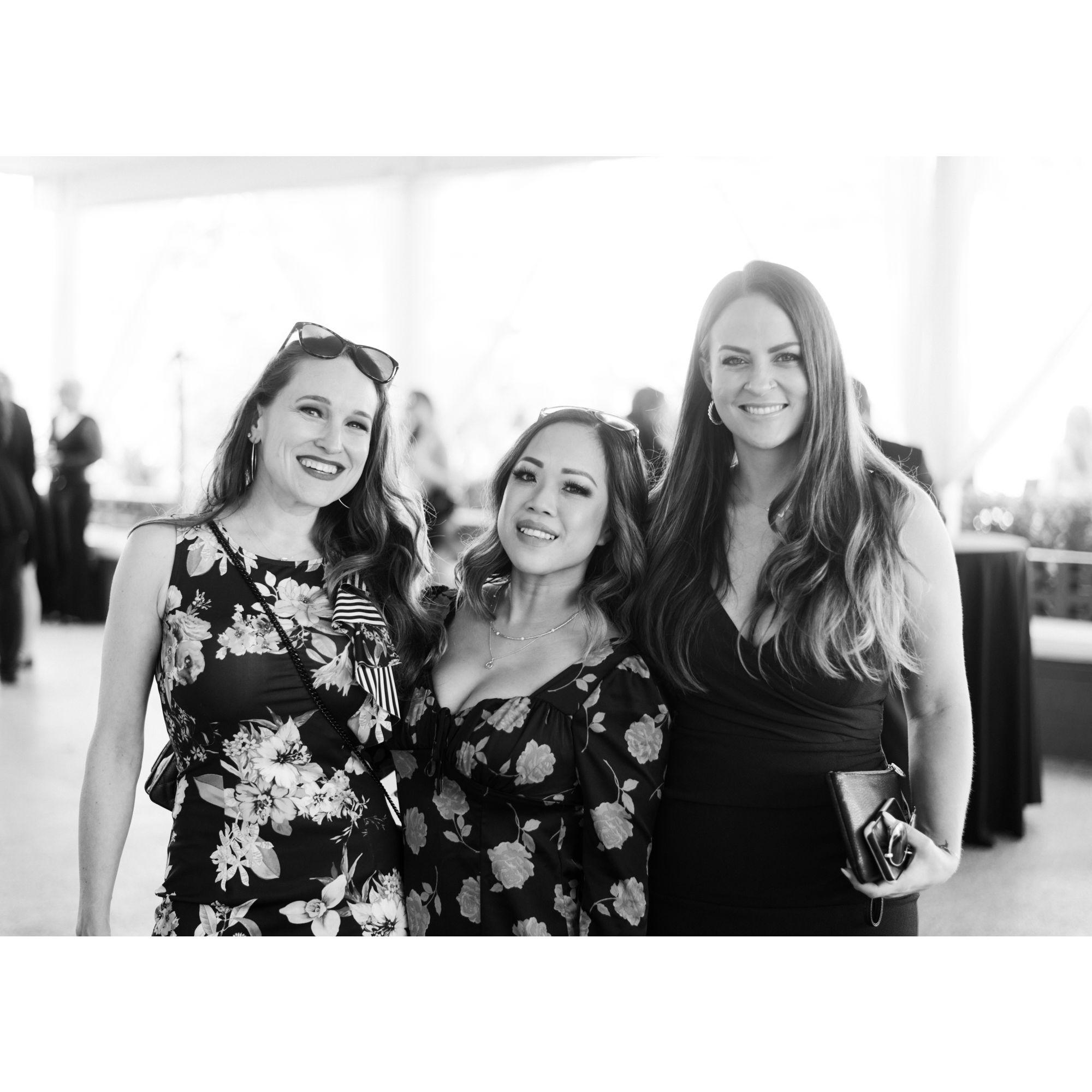 Lauren's Chicago wifeys: Erica, Trinh and Ashley