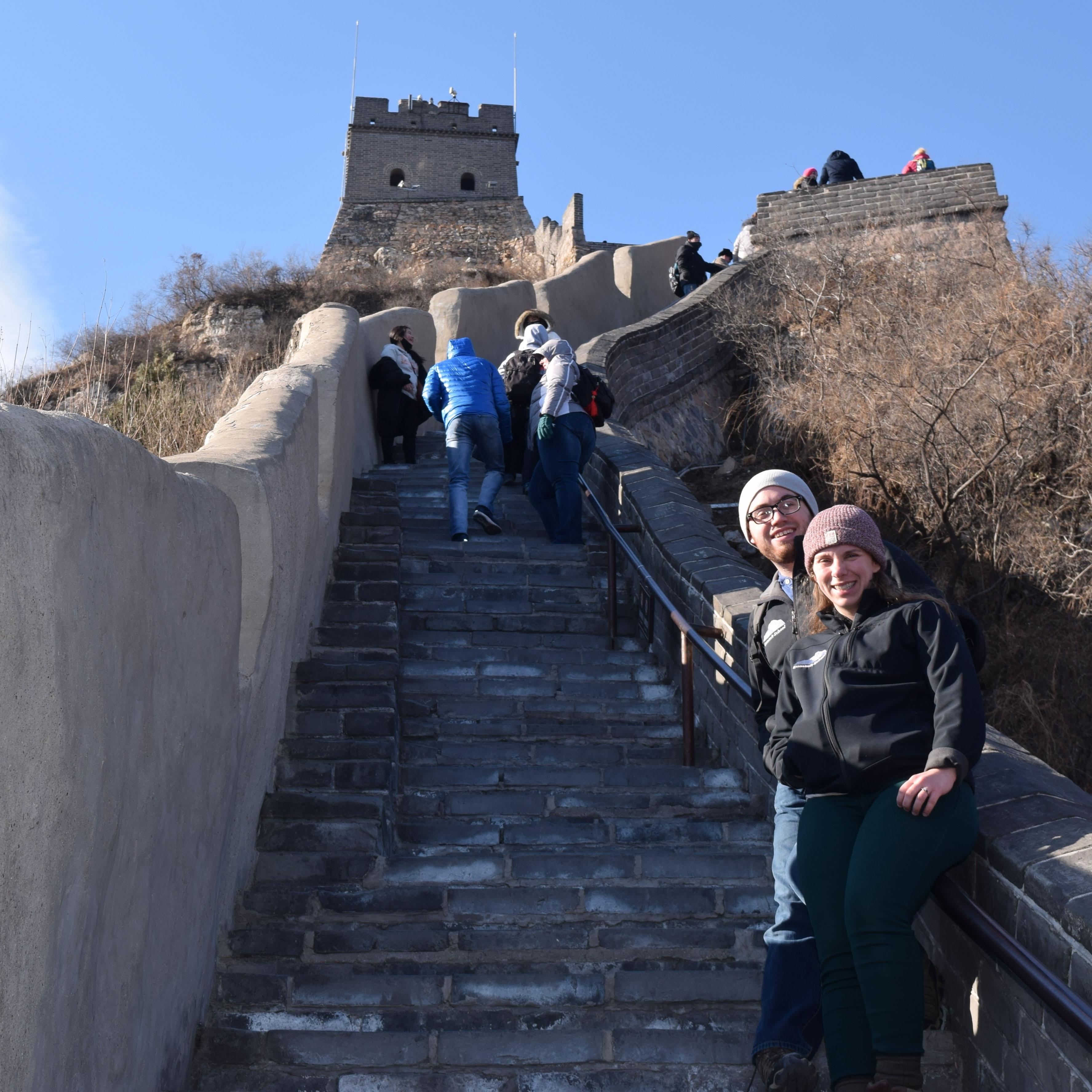 Hiking the Great Wall in western China!