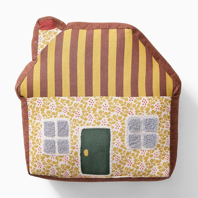 Emma Chamberlain Cottage Pillow, 14", Yellow