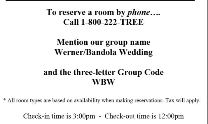The Wedding Website of Elizabeth Werner and Timothy Bandola
