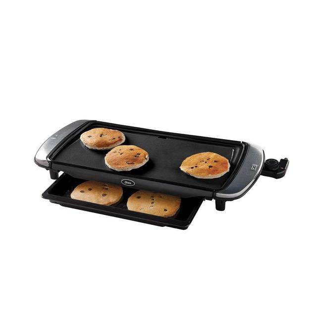 Oster DiamondForce 10-Inch x 20-Inch Nonstick Electric Griddle with Warming Tray