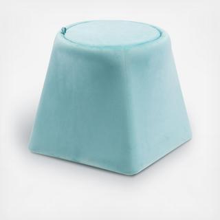 Botanica Velvet Ottoman