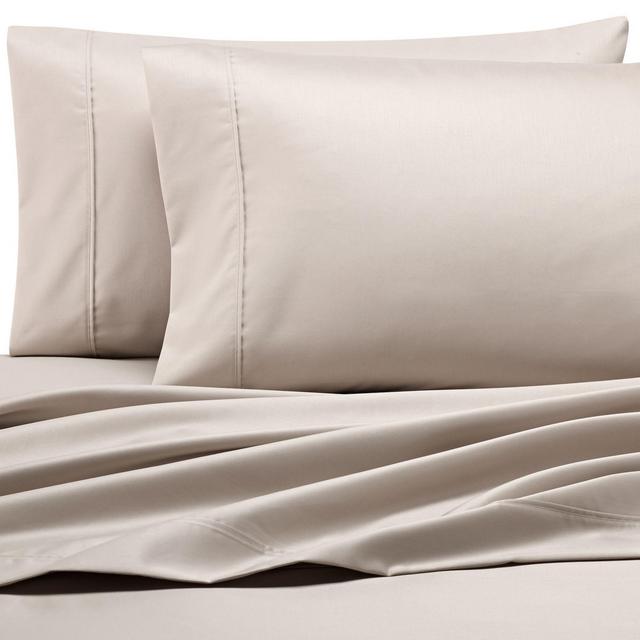 Heartland® Homegrown™ 500-Thread-Count Cotton Wrinkle-Resistant Full Sheet Set in Khaki