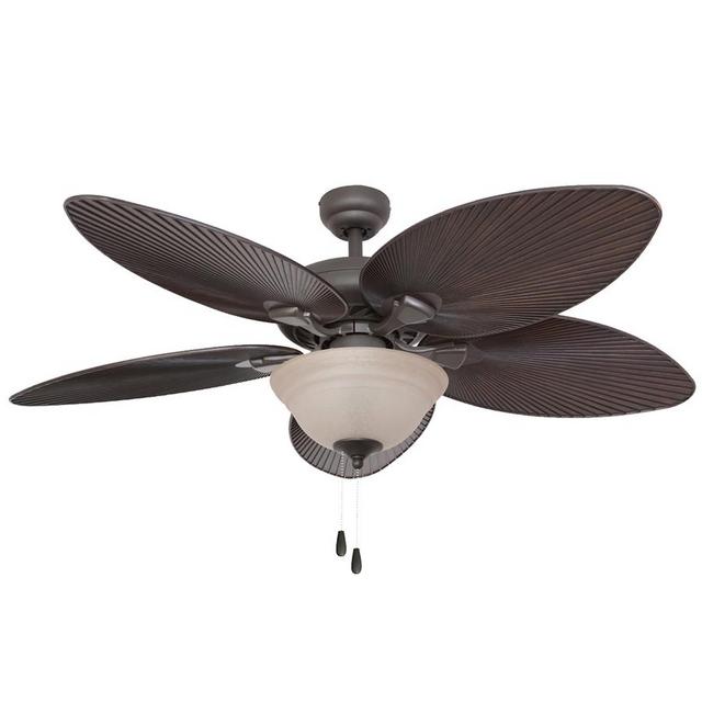 New Home Furnishing: Palm Coast St Thomas 52-in Bronze Indoor Ceiling Fan with Light Kit (5-blade)