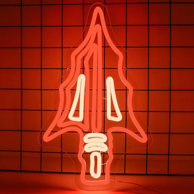 University Neon Sign Florid LED Light Football Light Up Signs for Man Cave College Signs University Basketball Team Logo Sign Dorm Decor Sports Room Decor for Man,Students,Size 14.6 * 8.3 in(XD097)