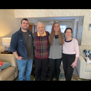Visting Mimi & Papa in NY