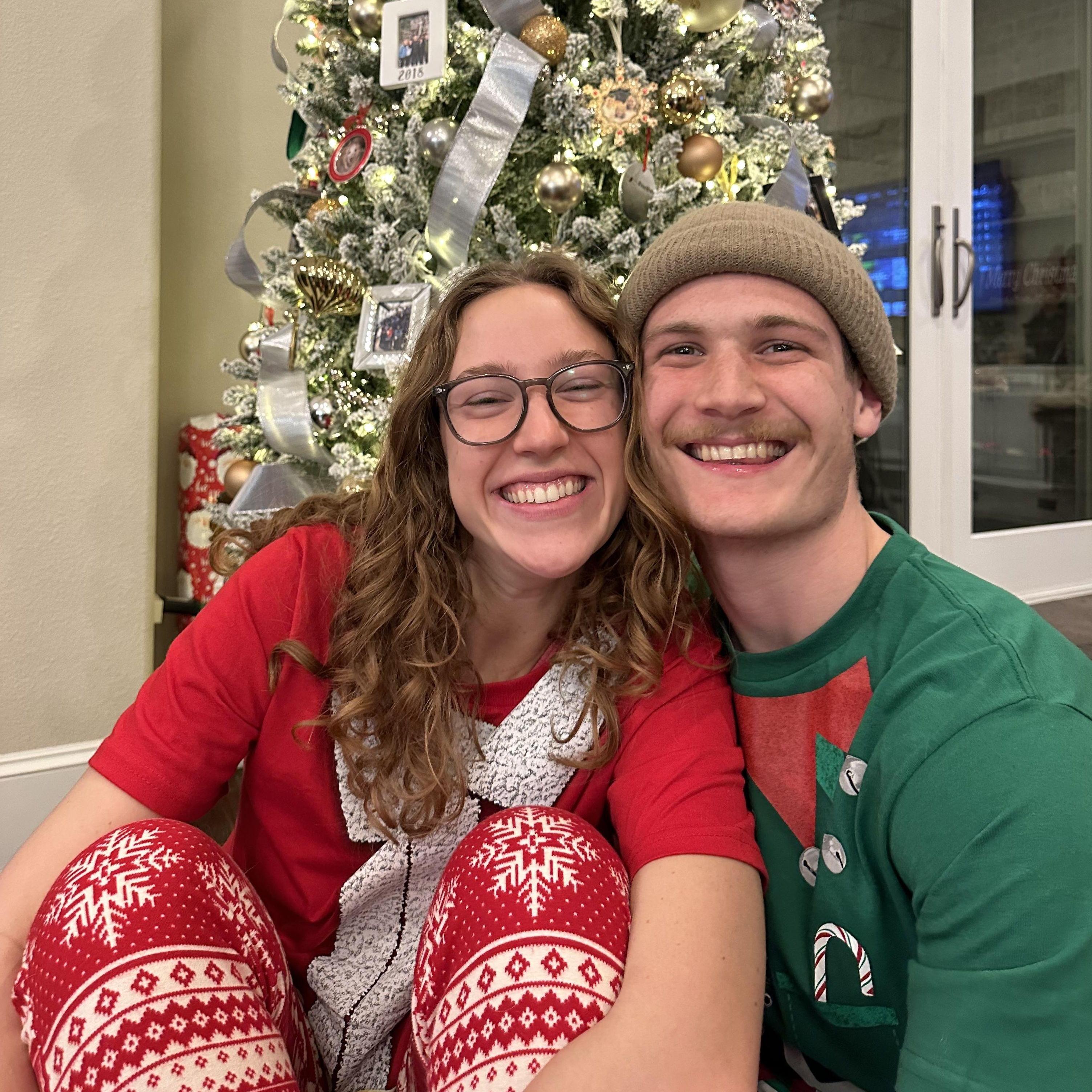 Our first (& only) Christmas engaged!