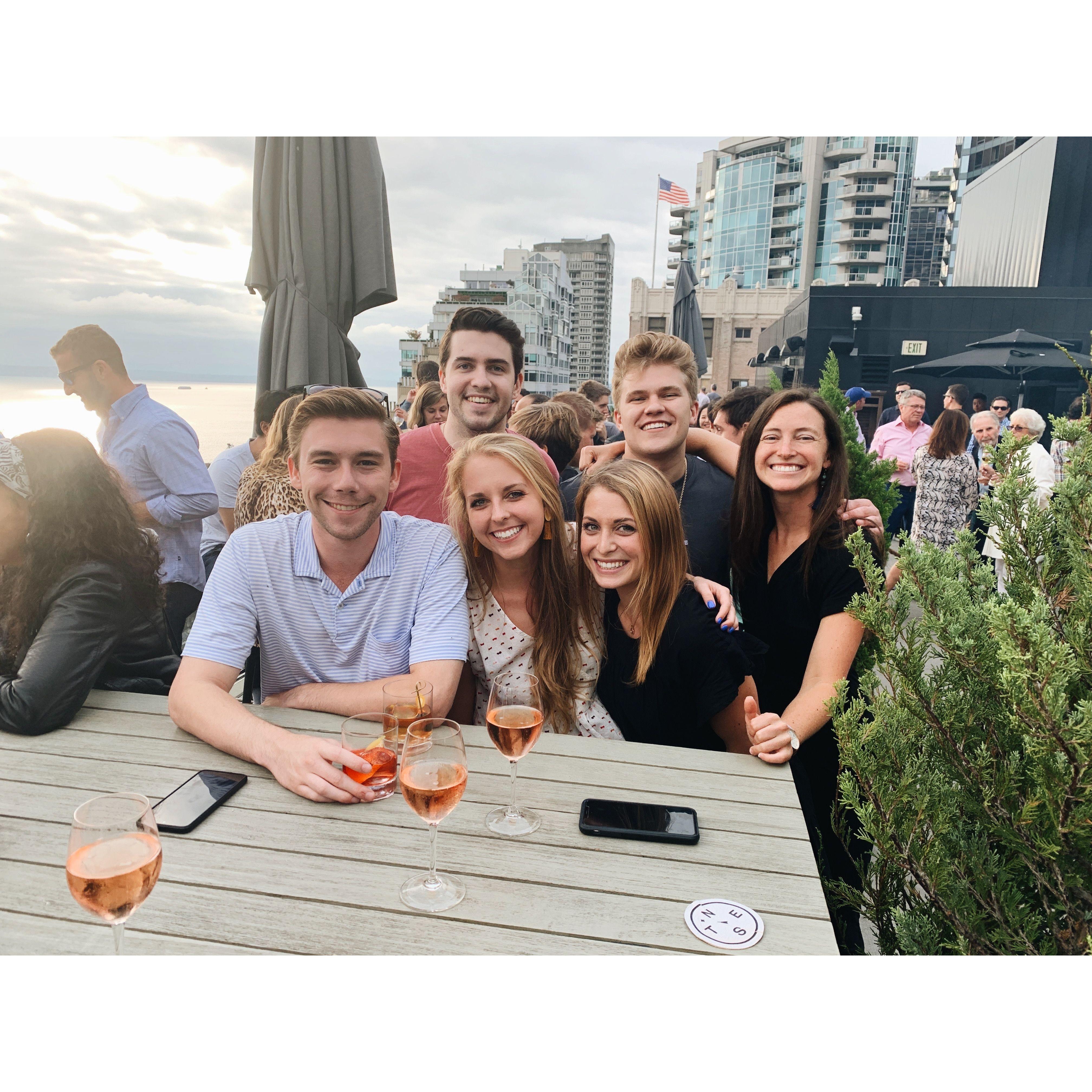 Ben and KB stayed in touch after college, which turned into a fun trip to the PNW for the boys their first year after graduation